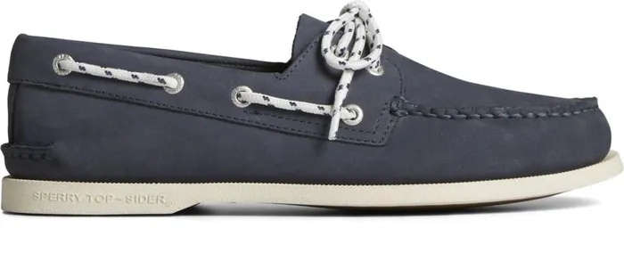 Men Authentic Original Nautical Nubuck Boat Shoe Navy Sperry Boots