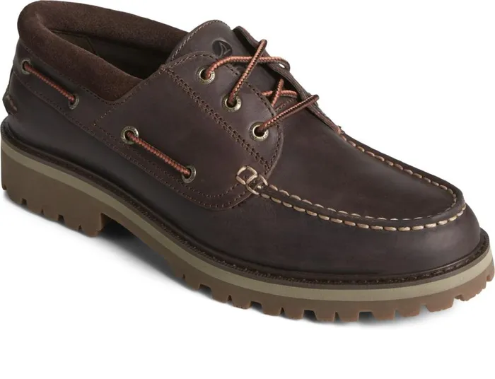 Men Authentic Original Unlined Lug 3Eye Boat Shoe Brown Sperry Boat Shoes Men Authentic Original Unlined Lug 3Eye Boat Shoe Brown Sperry Boat Shoes