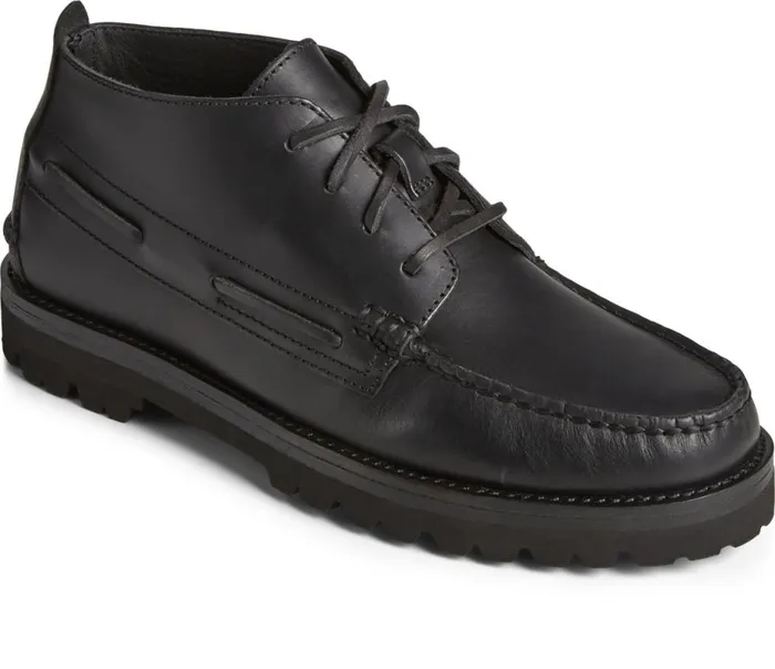 Men Authentic Original Vibram Suede Chukka Black Sperry Boots Men Authentic Original Vibram Suede Chukka Black Sperry Boots