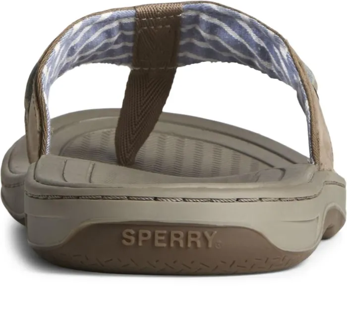 Men Baitfish Leather Flip Flop Taupe Sperry Sandals Men Baitfish Leather Flip Flop Taupe Sperry Sandals