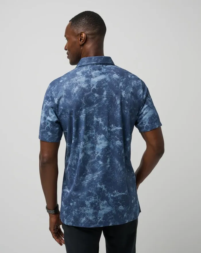 Men BARREL BREAK POLO Total Eclipse TravisMathew Polos