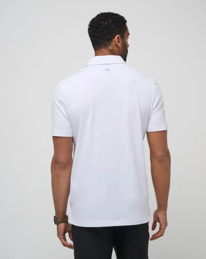 Men BAY BREAK POLO White TravisMathew Polos