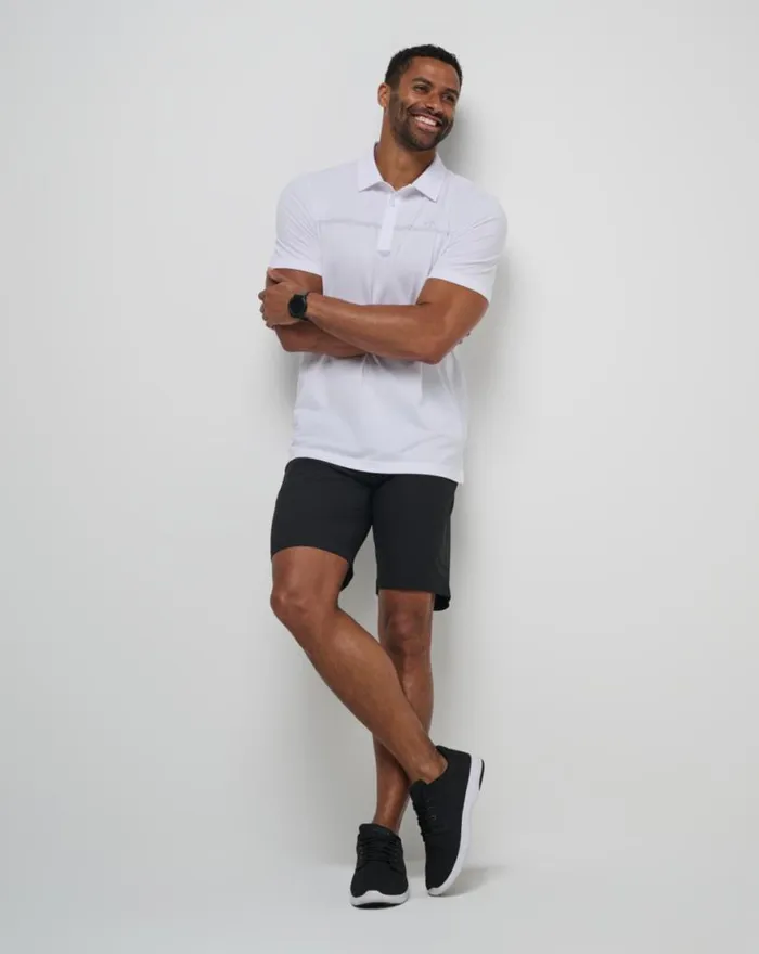 Men BAY BREAK POLO White TravisMathew Polos
