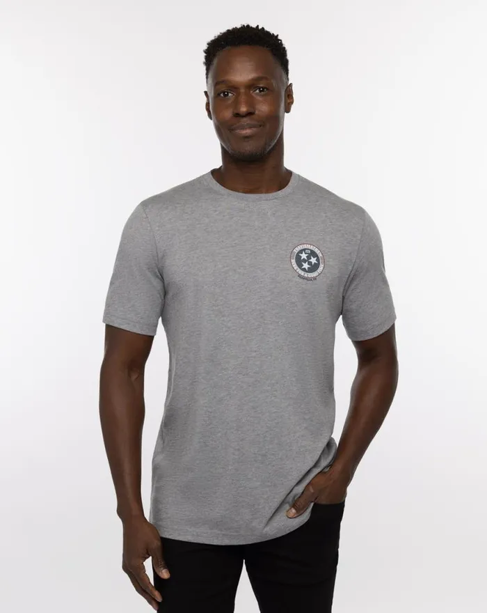 Men BBQ MASTER 20 TEE Heather Grey TravisMathew Tees