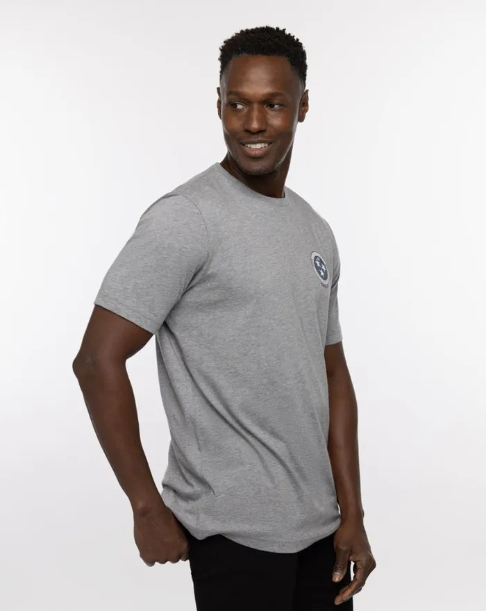 Men BBQ MASTER 20 TEE Heather Grey TravisMathew Tees