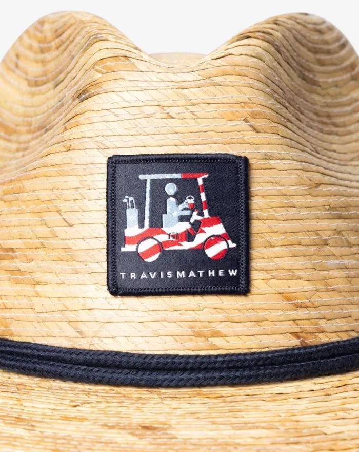 Men BILL OF RIGHTS STRAW HAT Straw TravisMathew Other Hats