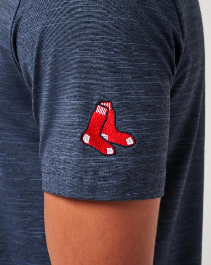 Men BOSTON RED SOX THE HEATER POLO Vintage Indigoblack TravisMathew Polos