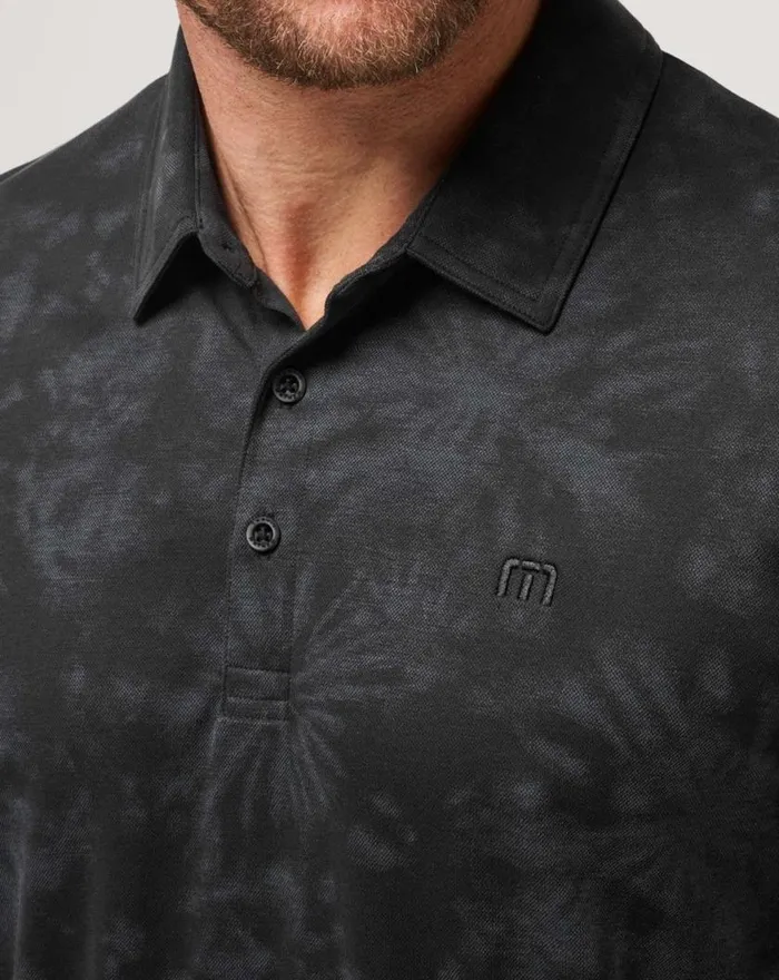 Men BRILLIANT WATERS POLO Black TravisMathew Polos
