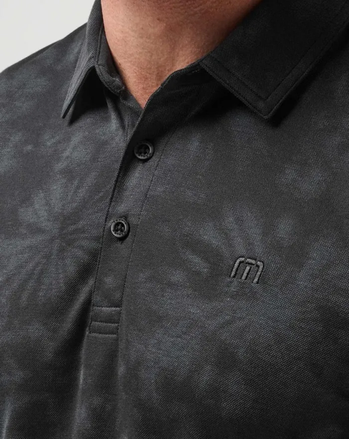 Men BRILLIANT WATERS POLO Black TravisMathew Polos