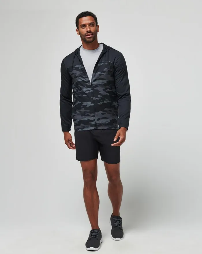 Men CAMO TECH HOODIE Black TravisMathew Hoodies and Sweatshirts