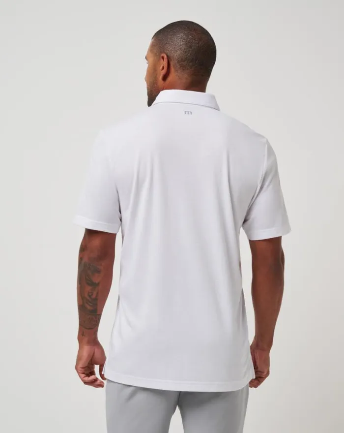 Men CLEVELAND GUARDIANS TOP RECRUIT POLO White TravisMathew Polos