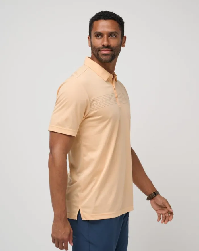 Men CLIFF DIVER POLO Apricot TravisMathew Polos