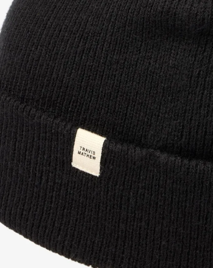 Men CLOUD BEANIE Black TravisMathew Beanies