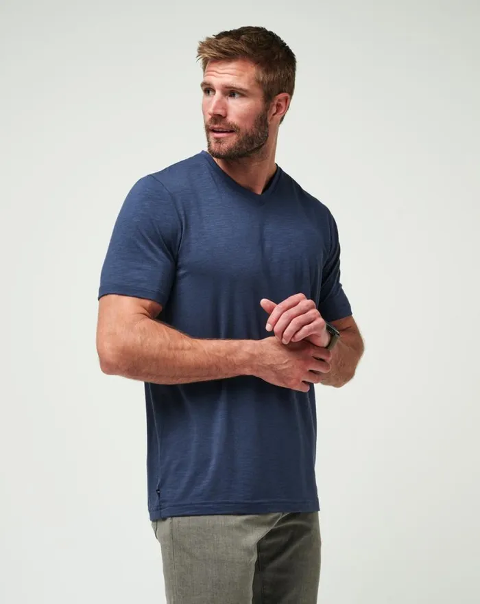 Men CLOUD TEE Mood Indigo TravisMathew Tees