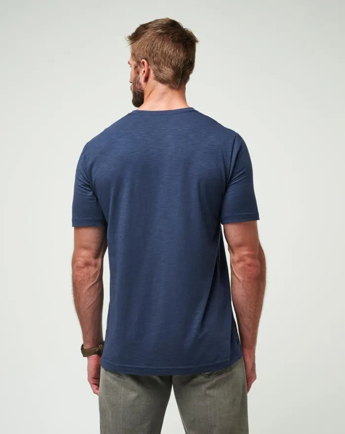 Men CLOUD TEE Mood Indigo TravisMathew Tees