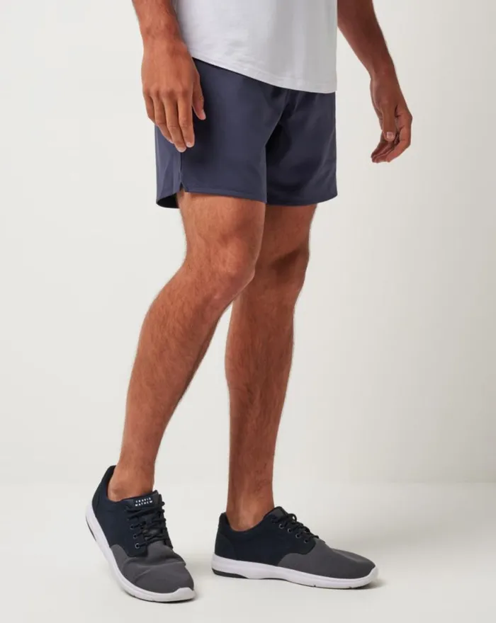 Men CLOUD TRACK SHORT 7IN Mood Indigo TravisMathew Shorts
