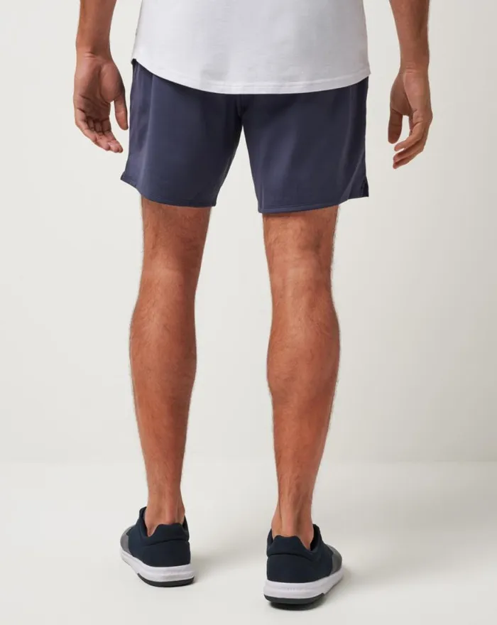 Men CLOUD TRACK SHORT 7IN Mood Indigo TravisMathew Shorts