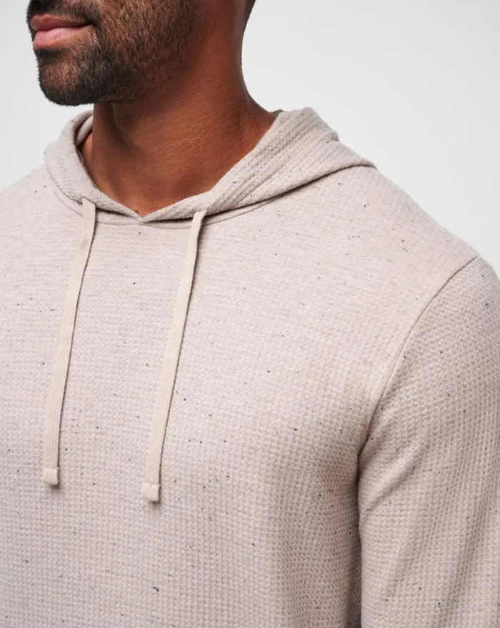 Men CLOUD WAFFLE HOODIE Oxford Tan TravisMathew Hoodies and Sweatshirts Men CLOUD WAFFLE HOODIE Oxford Tan TravisMathew Hoodies and Sweatshirts