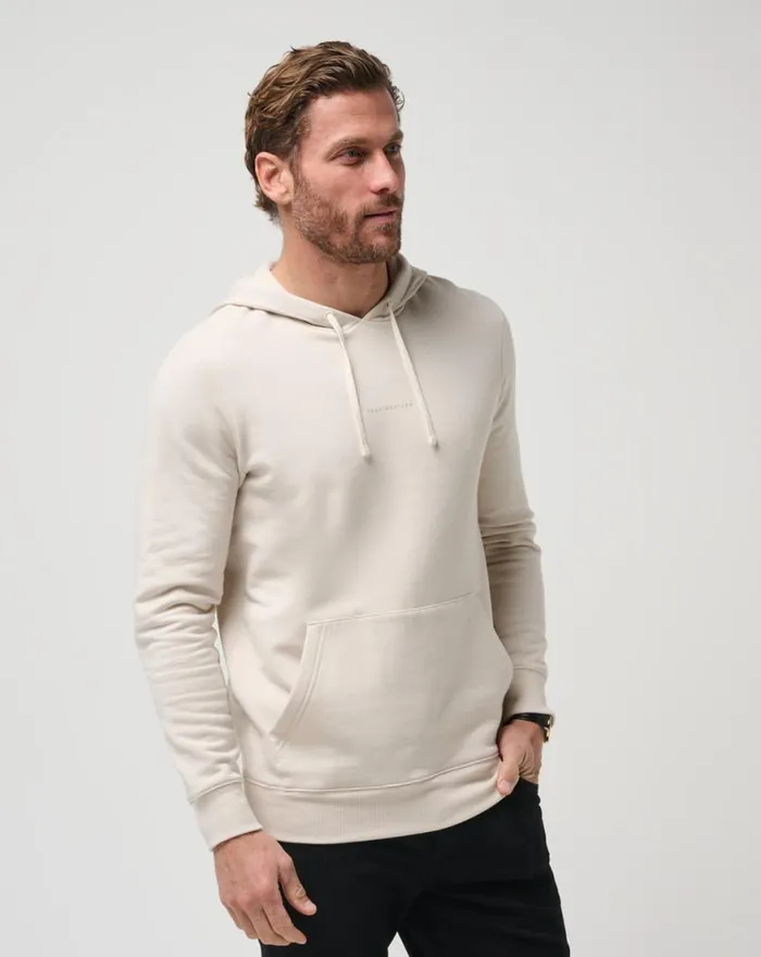 Men COASTAL CLOUD HOODIE Moonbeam TravisMathew Hoodies and Sweatshirts