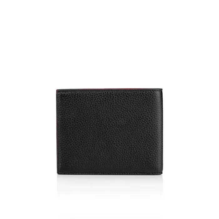 Men Coolcard Wallet 8211 Rubber And Grained Calf Leather 8211 Loubi Loubi Christian Louboutin Wallets and Cardholders