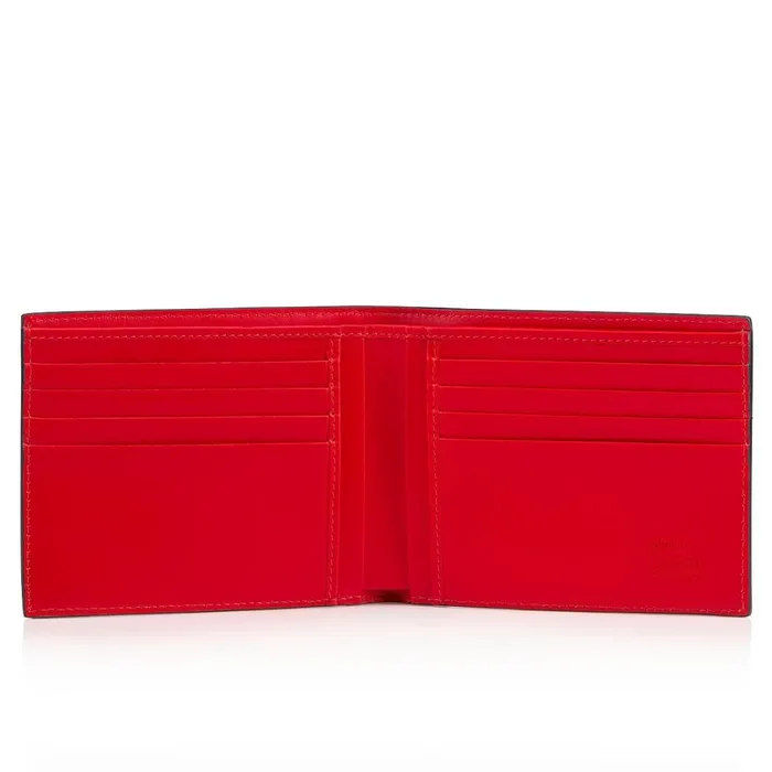 Men Coolcard Wallet 8211 Rubber And Grained Calf Leather 8211 Loubi Loubi Christian Louboutin Wallets and Cardholders