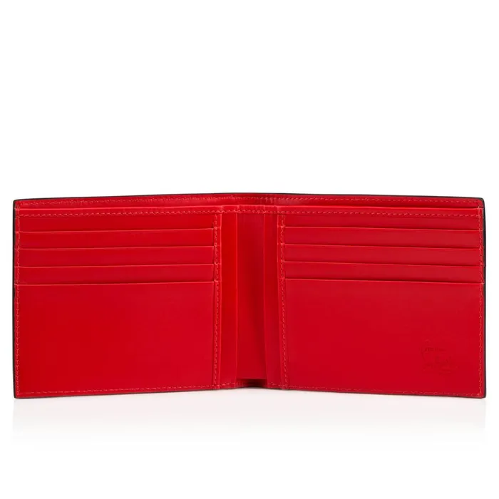 Men Coolcard Wallet 8211 Rubber And Grained Calf Leather 8211 Loubi Loubi Christian Louboutin Wallets and Cardholders