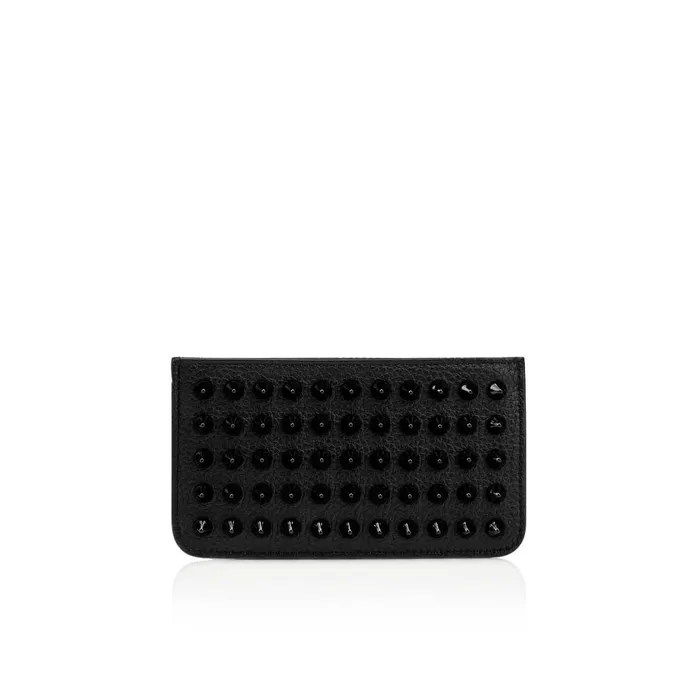 Men Credilou Card Holder 8211 Calf Leather And Spikes 8211 Black Black Christian Louboutin Wallets and Cardholders Men Credilou Card Holder 8211 Calf Leather And Spikes 8211 Black Black Christian Louboutin Wallets and Cardholders