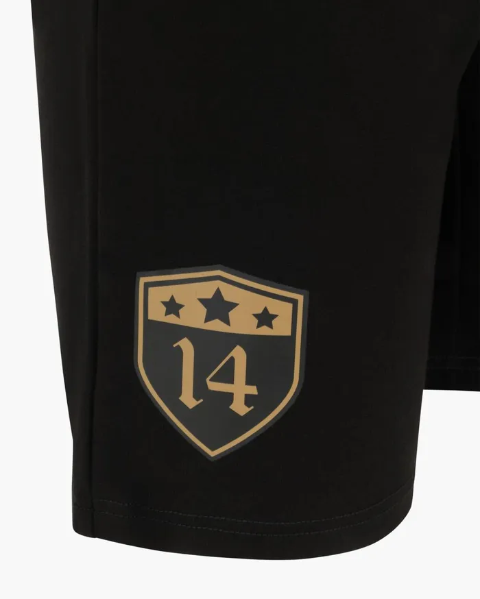 Men Cruyff Bottoms Badge Short Blackgold Men Cruyff Bottoms Badge Short Blackgold