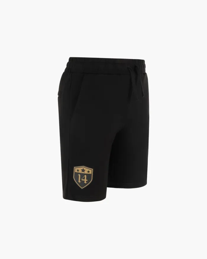 Men Cruyff Bottoms Badge Short Blackgold Men Cruyff Bottoms Badge Short Blackgold