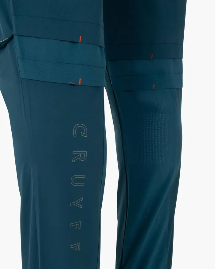 Men Cruyff Bottoms Torrid Track Pants Teal