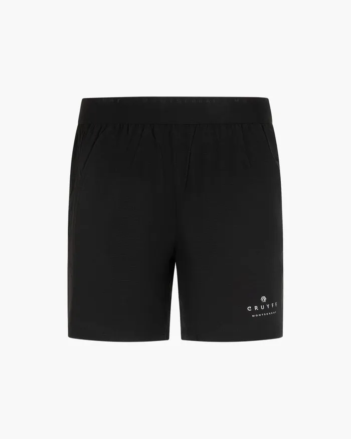 Men Cruyff Bottoms Traverse Woven Short Black