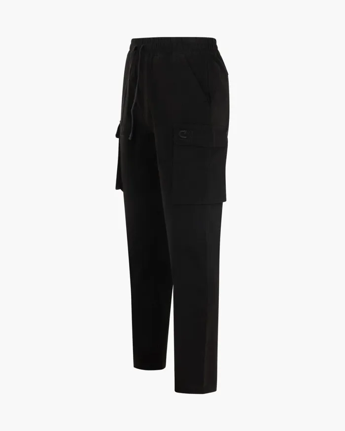 Men Cruyff Bottoms Twill Cargo Pant Black