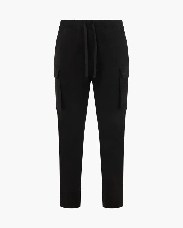 Men Cruyff Bottoms Twill Cargo Pant Black