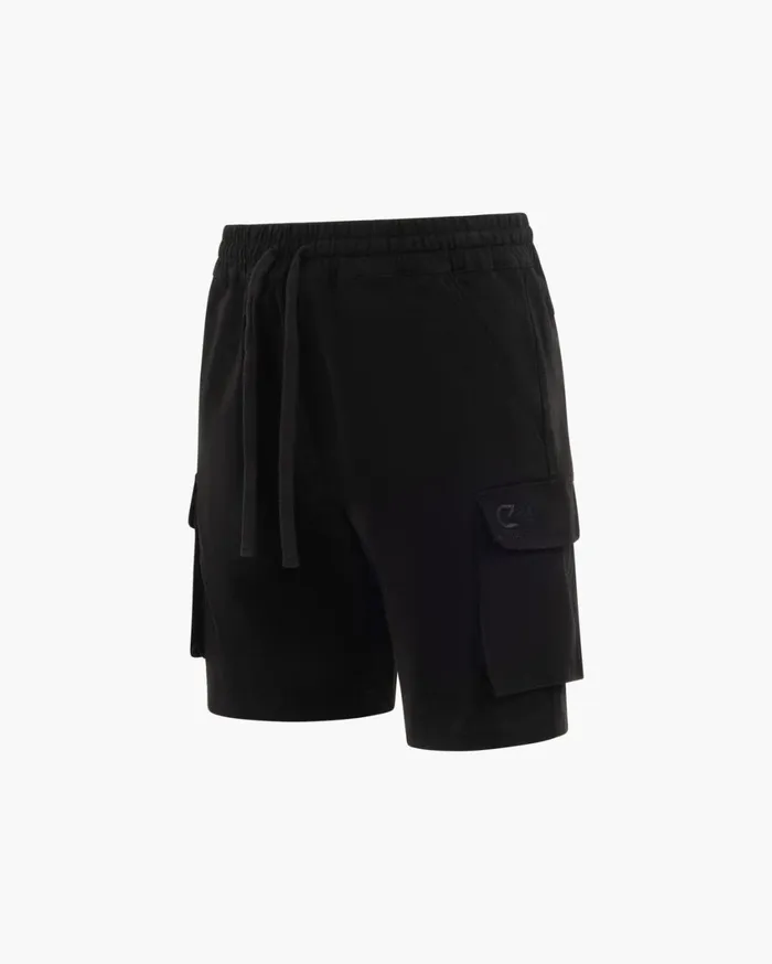 Men Cruyff Bottoms Twill Cargo Short Black