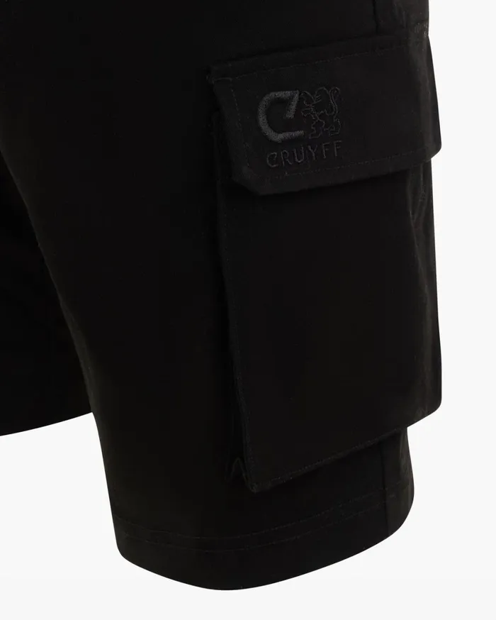 Men Cruyff Bottoms Twill Cargo Short Black