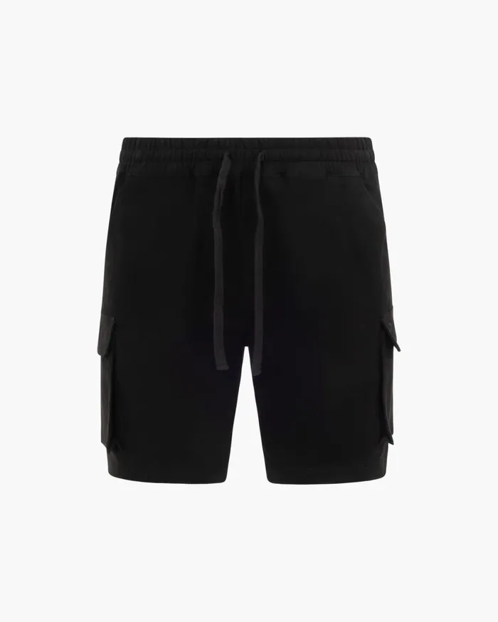 Men Cruyff Bottoms Twill Cargo Short Black