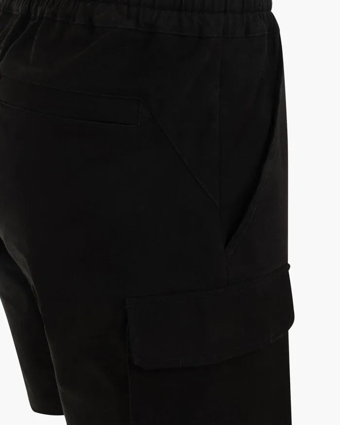 Men Cruyff Bottoms Twill Cargo Short Black