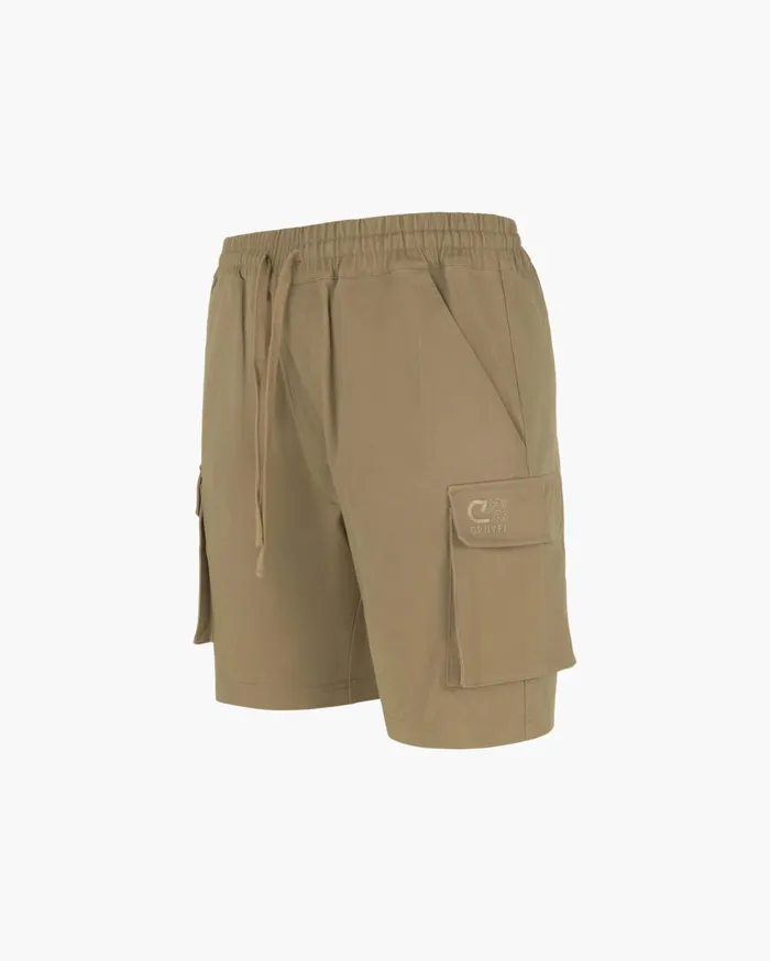 Men Cruyff Bottoms Twill Cargo Short Sand