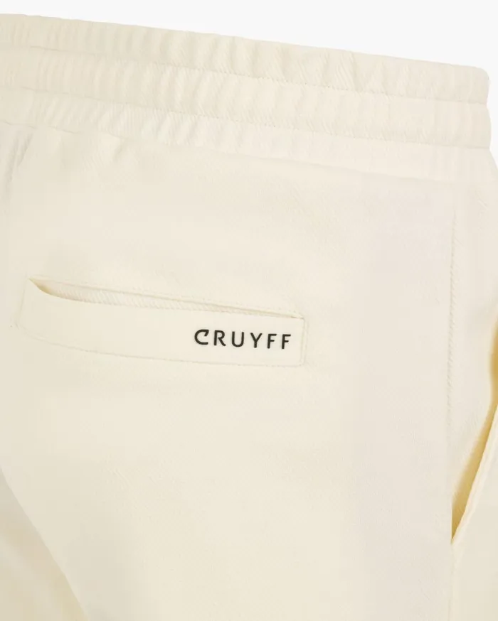 Men Cruyff Bottoms Twill Short Off White Men Cruyff Bottoms Twill Short Off White
