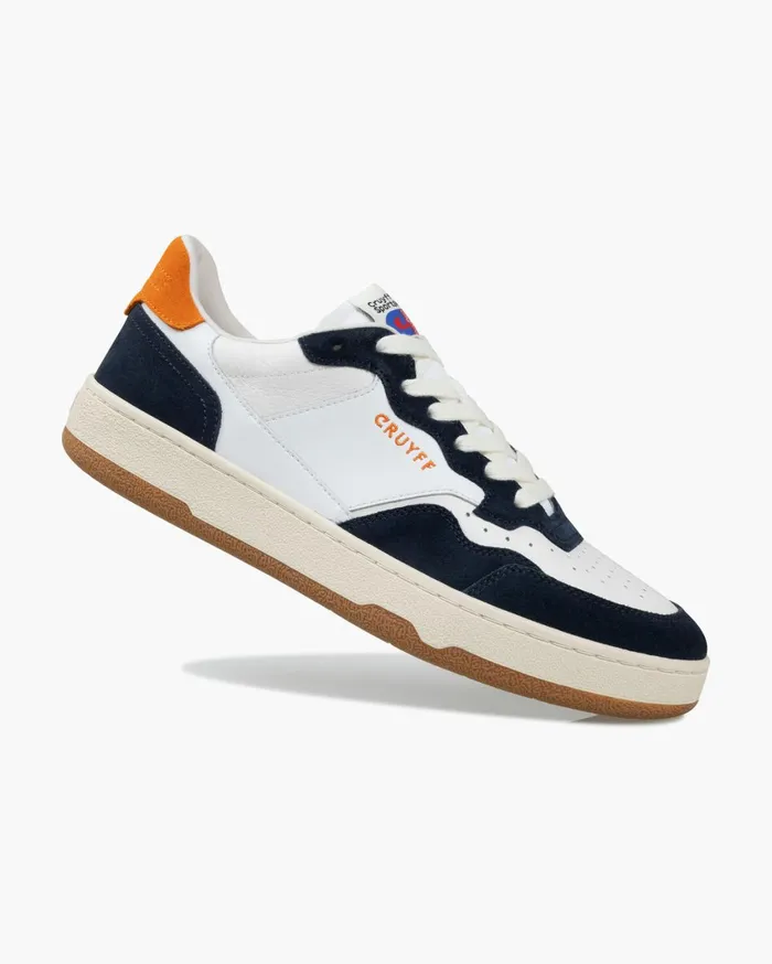 Men Cruyff Sneakers Delux Pro Whiteorange Men Cruyff Sneakers Delux Pro Whiteorange