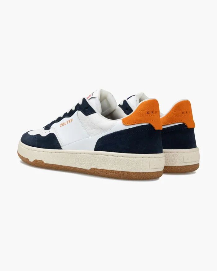Men Cruyff Sneakers Delux Pro Whiteorange Men Cruyff Sneakers Delux Pro Whiteorange