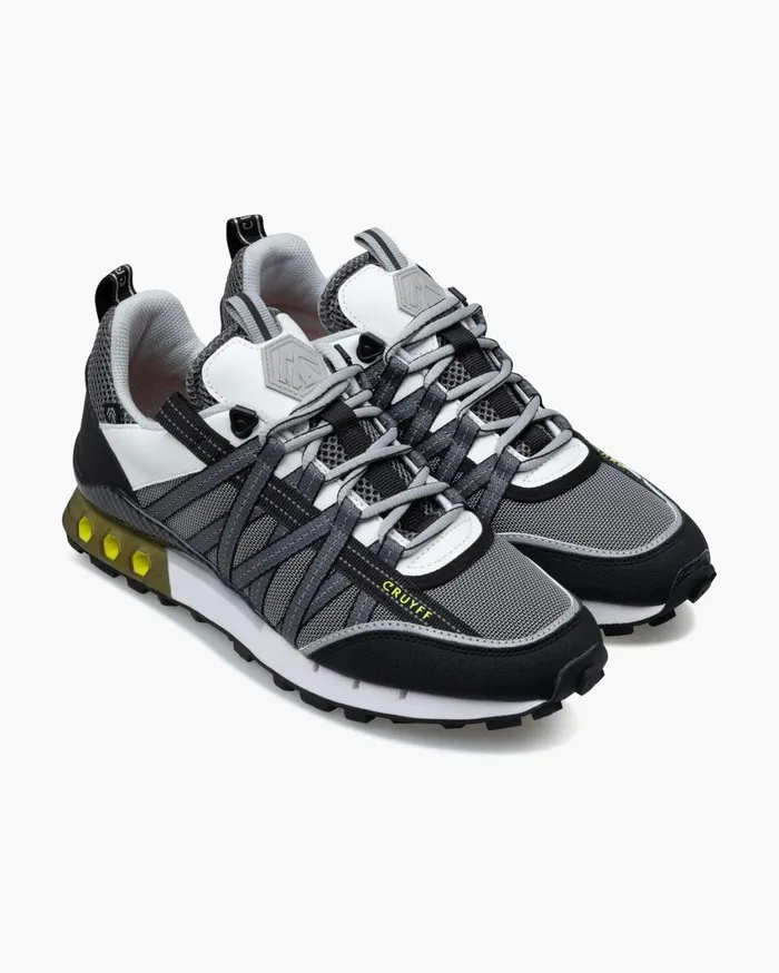 Men Cruyff Sneakers Fearia HexTech Montserrat Whiteyellow