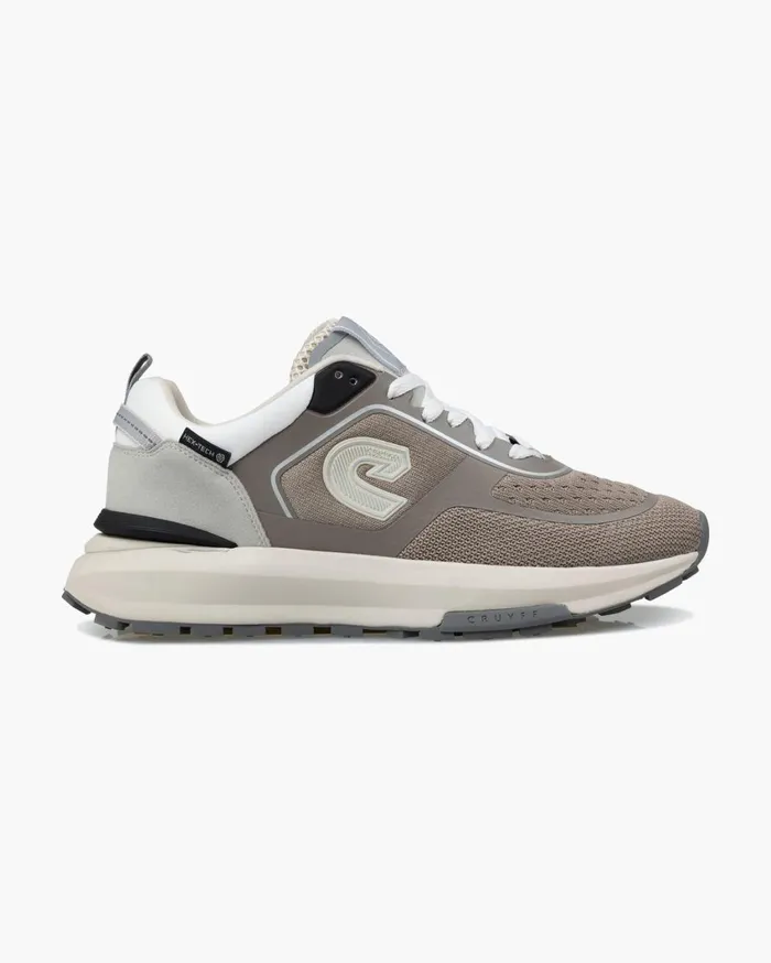 Men Cruyff Sneakers Fuzeknit Brownwhite