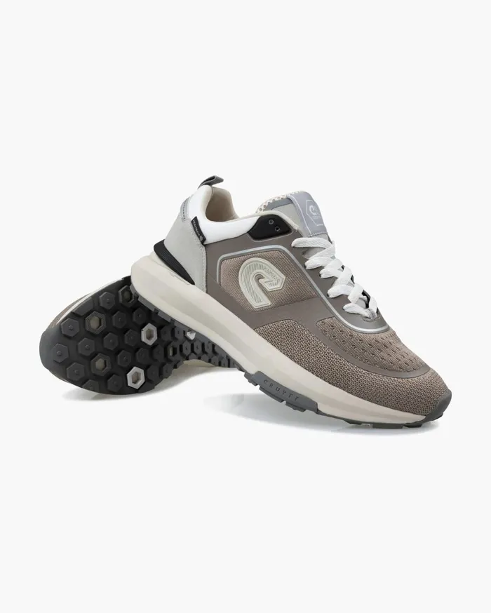 Men Cruyff Sneakers Fuzeknit Brownwhite
