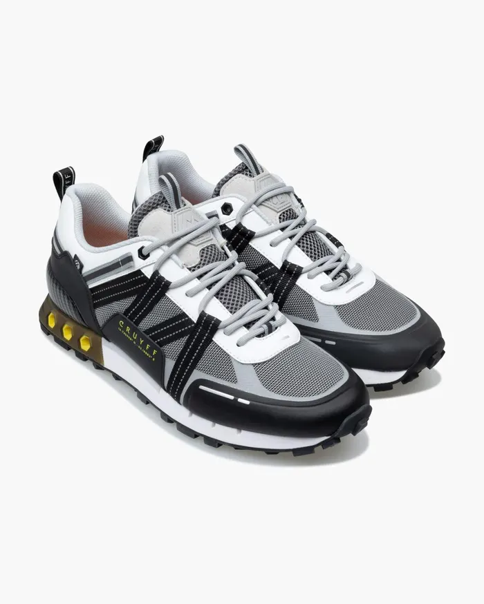 Men Cruyff Sneakers Interlace HexTech Montserrat Whiteyellow