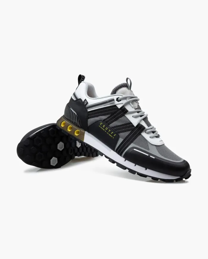Men Cruyff Sneakers Interlace HexTech Montserrat Whiteyellow