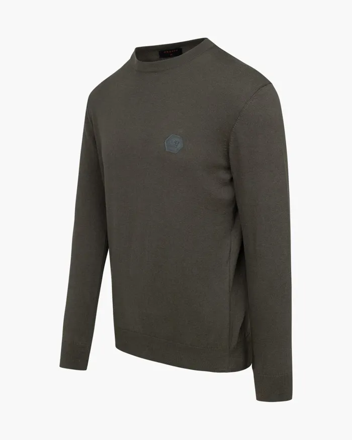Men Cruyff Sweats and Hoodies Basco Jumper Green
