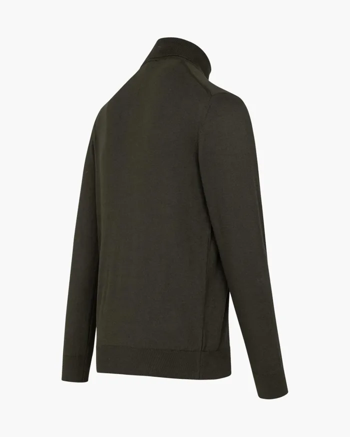 Men Cruyff Sweats and Hoodies Basco Turtle Neck Green Men Cruyff Sweats and Hoodies Basco Turtle Neck Green