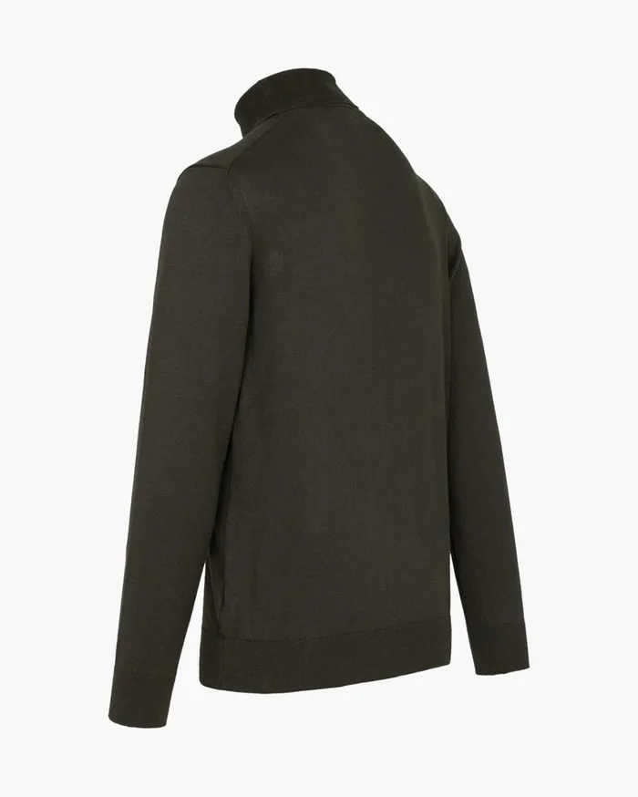 Men Cruyff Sweats and Hoodies Basco Turtle Neck Green Men Cruyff Sweats and Hoodies Basco Turtle Neck Green