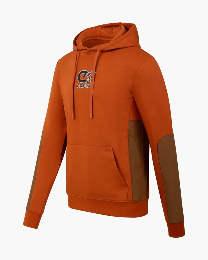 Men Cruyff Sweats and Hoodies Clion Outlined Graphic Hoodie Neon Yellow